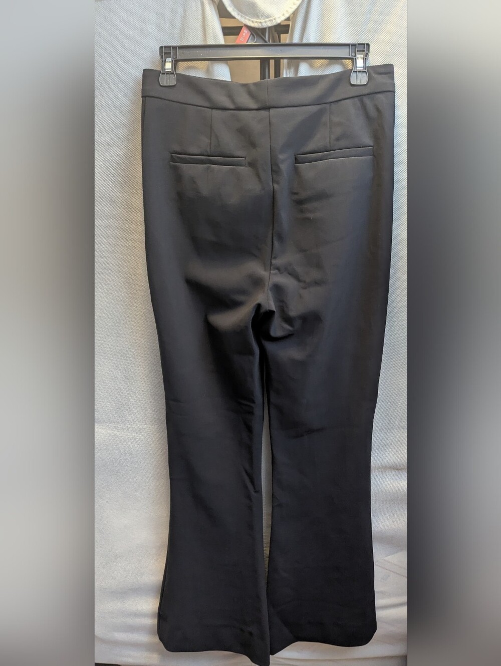 Adam Lippes Black Deeda High-Rise Flare-Leg Trousers - Picture 5 of 7